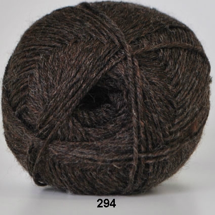 Strømpegarn - Hjertegarn - Aloa - fv 294 Brun Billede af Strømpegarn - Hjertegarn - Aloa - fv 294 Brun