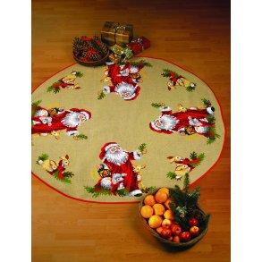 Juletræstæppe broderi kit