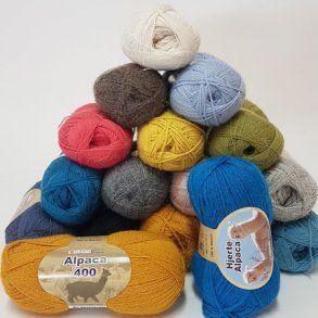 Hjertegarn Alpaca 400 - Blødt garn