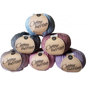 Mayflower Cotton Merino Melange garn - Merinould & Bomuld