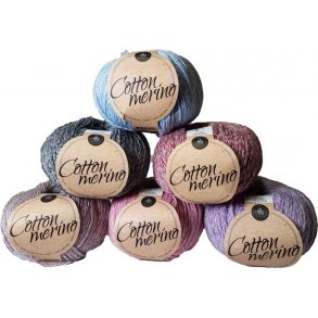 Mayflower Cotton Merino Melange garn - Merinould & Bomuld
