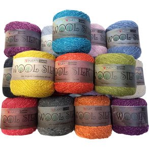 Wool silk - økologisk garn